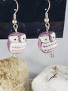 Ceramic Owl Earrings