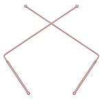 99.9% Copper Dowsing Rods - 2PCS Divining Rods - for Ghost Hunting Tools, Divining Water, Treasure, Buried Items Etc