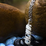 Sugandha Wellness Rainbow Moonstone Healing Crystal Necklace - Protective Pendant. Stress Relief. Brings Hope & Luck
