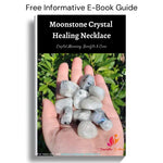 Sugandha Wellness Rainbow Moonstone Healing Crystal Necklace - Protective Pendant. Stress Relief. Brings Hope & Luck
