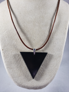 Shungite Pendants on Fine leather strap with magnetic Clasp
