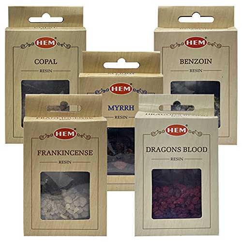 Incense Variety Pack Dragon's Blood Benzoin Copal with Steel Mesh Bundle