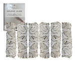Soul Sticks Premium Quality 4 Inch Organic White Sage Smudge Sticks Long Lasting, Fragrant & Ethically Sourced California Perfect for Home Cleansing, Meditation & Smudging Rituals Bulk Pack of 6