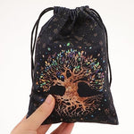 EXCEART Tiny Bags Bracelet Pouch Board Game Tarot Bag Tarot Deck Drawstring Tarot Bag Tarot Cards Holder Bag Bracelet Bags for Packaging Tarot Card Pouch Tarot Bags Gift Bag Velvet Crystal