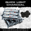 Multipurpose Charcoal Tablets – Quick Light Coal Tablets – Charcoal Disks – 40mm Coal Rolls – 100 Coal Briquettes – Slow Burn - Instant Lighting - Incense Charcoal