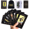 Tarot Cards with Guide Book & Linen Carry Bag, 78 Classic Original Tarot Cards Deck Fortune Telling Game with Meanings on Them for Beginners to Expert